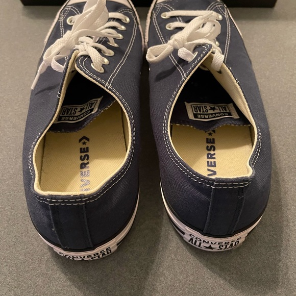 Mens Ox Navy Converse Shoes - Picture 3 of 6